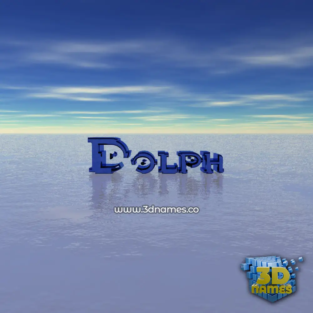 dolph in Horizon style - 3D name wallpaper