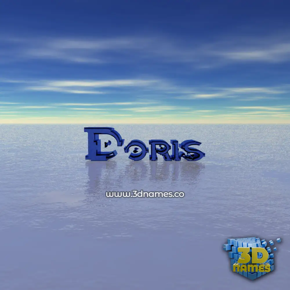 doris in Horizon style - 3D name wallpaper