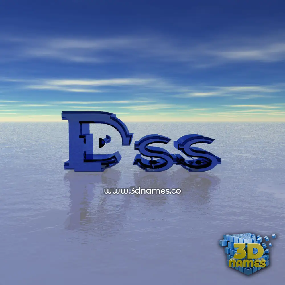 dss in Horizon style - 3D name wallpaper