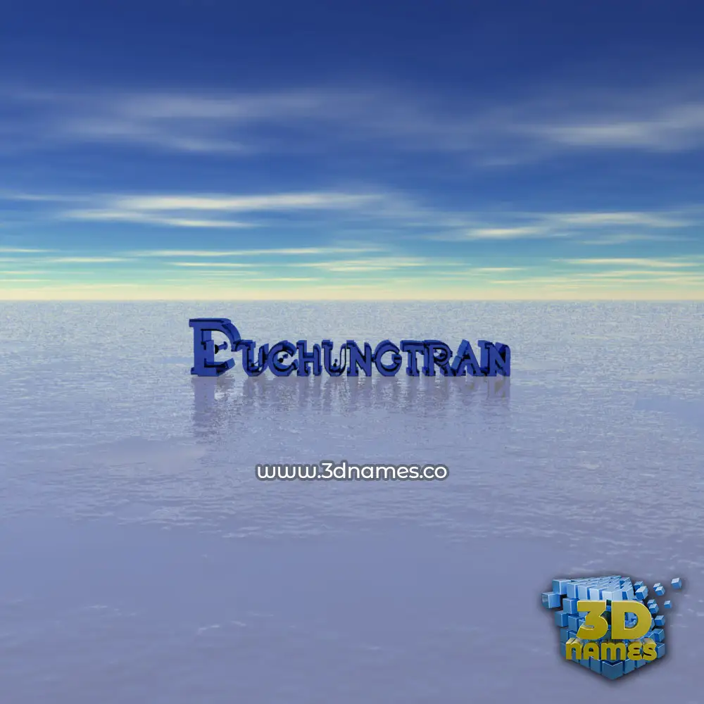 duchungtran in Horizon style - 3D name wallpaper