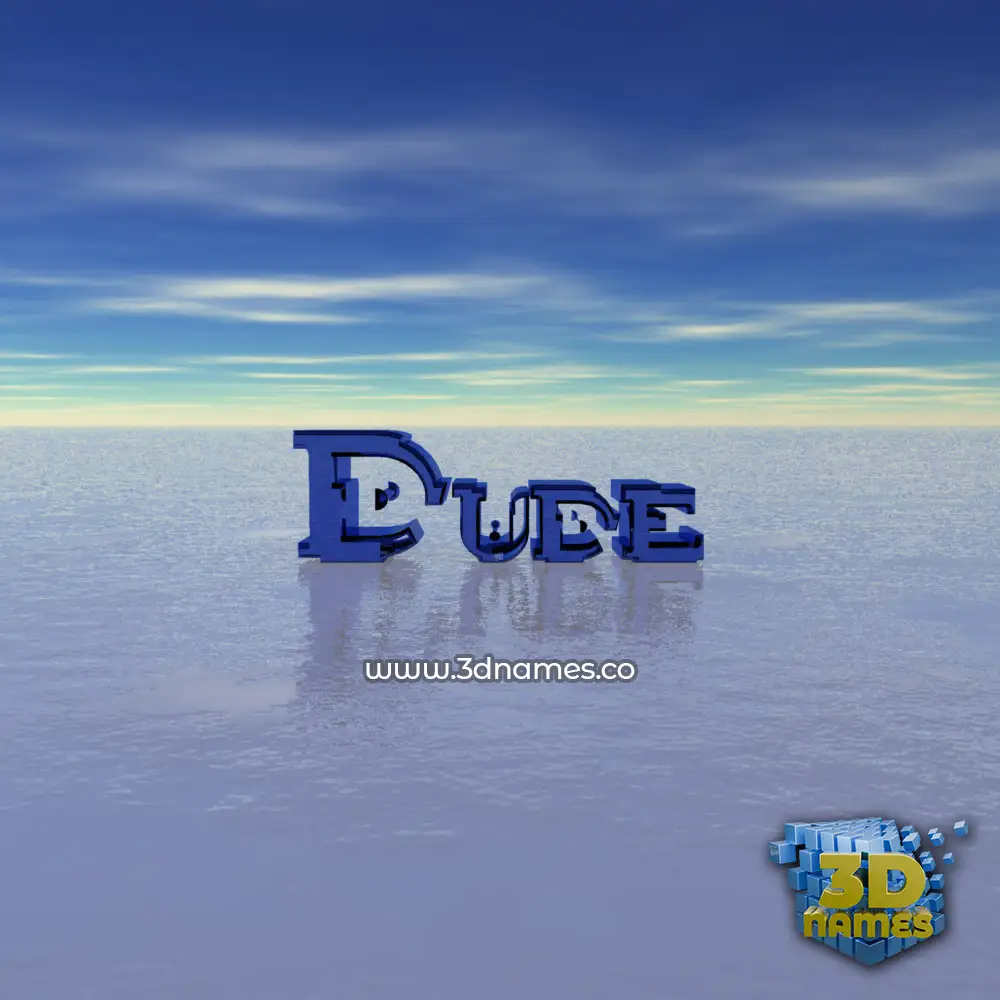 dude in Horizon style - 3D name wallpaper