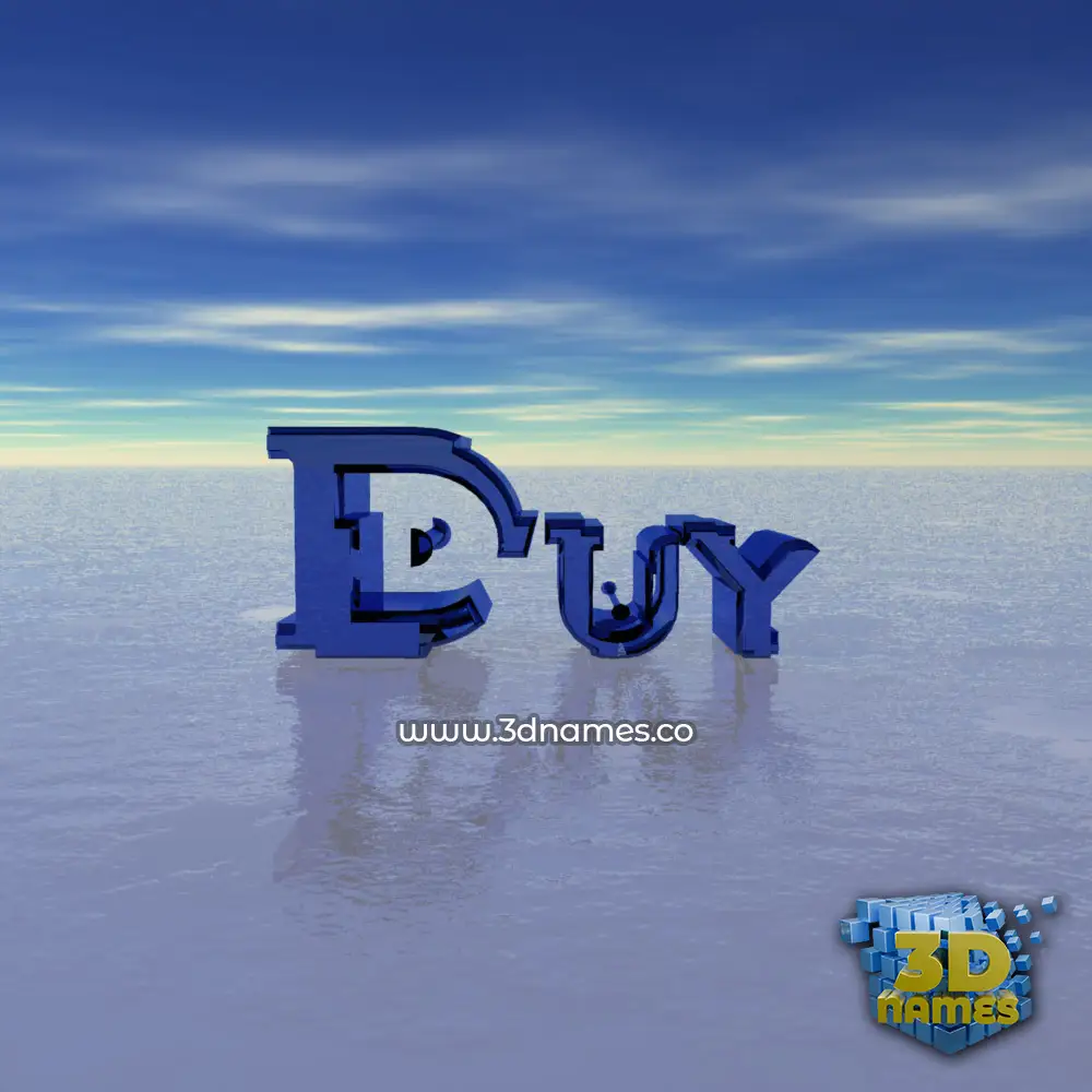 duy in Horizon style - 3D name wallpaper