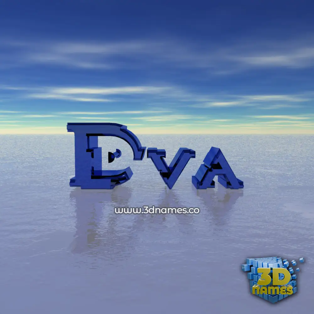 dva in Horizon style - 3D name wallpaper