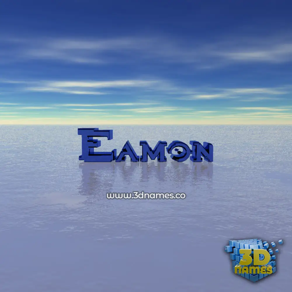 eamon in Horizon style - 3D name wallpaper