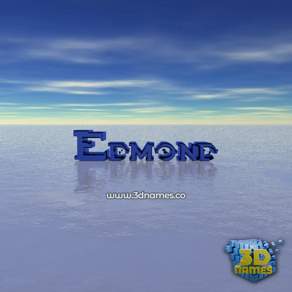 edmond in Horizon style - 3D name wallpaper