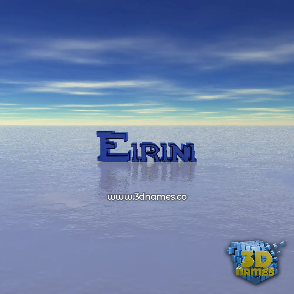 eirini in Horizon style - 3D name wallpaper