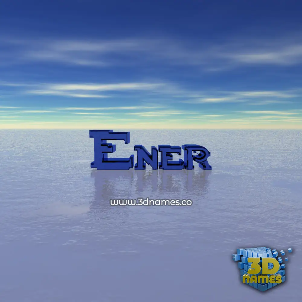 ener in Horizon style - 3D name wallpaper