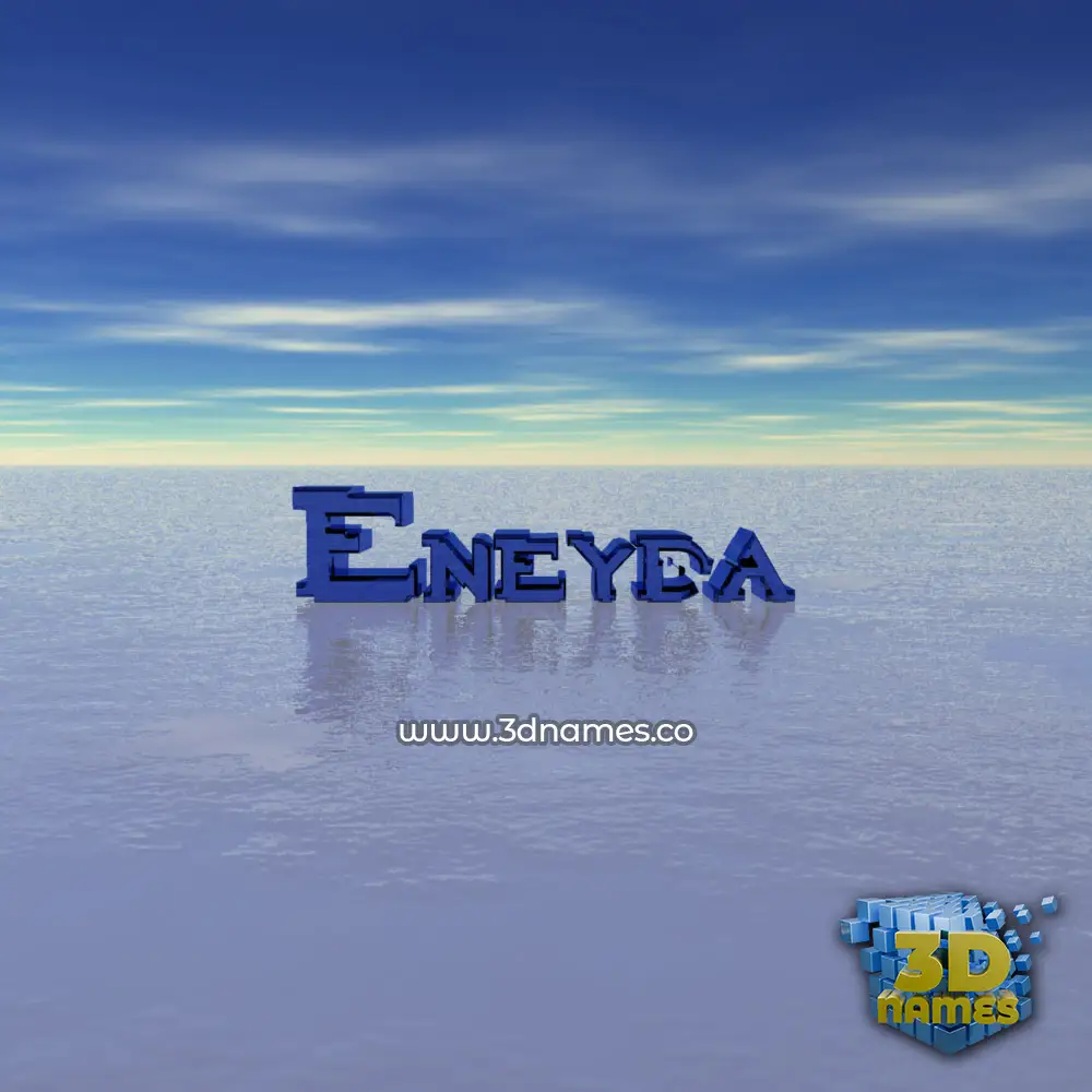 eneyda in Horizon style - 3D name wallpaper