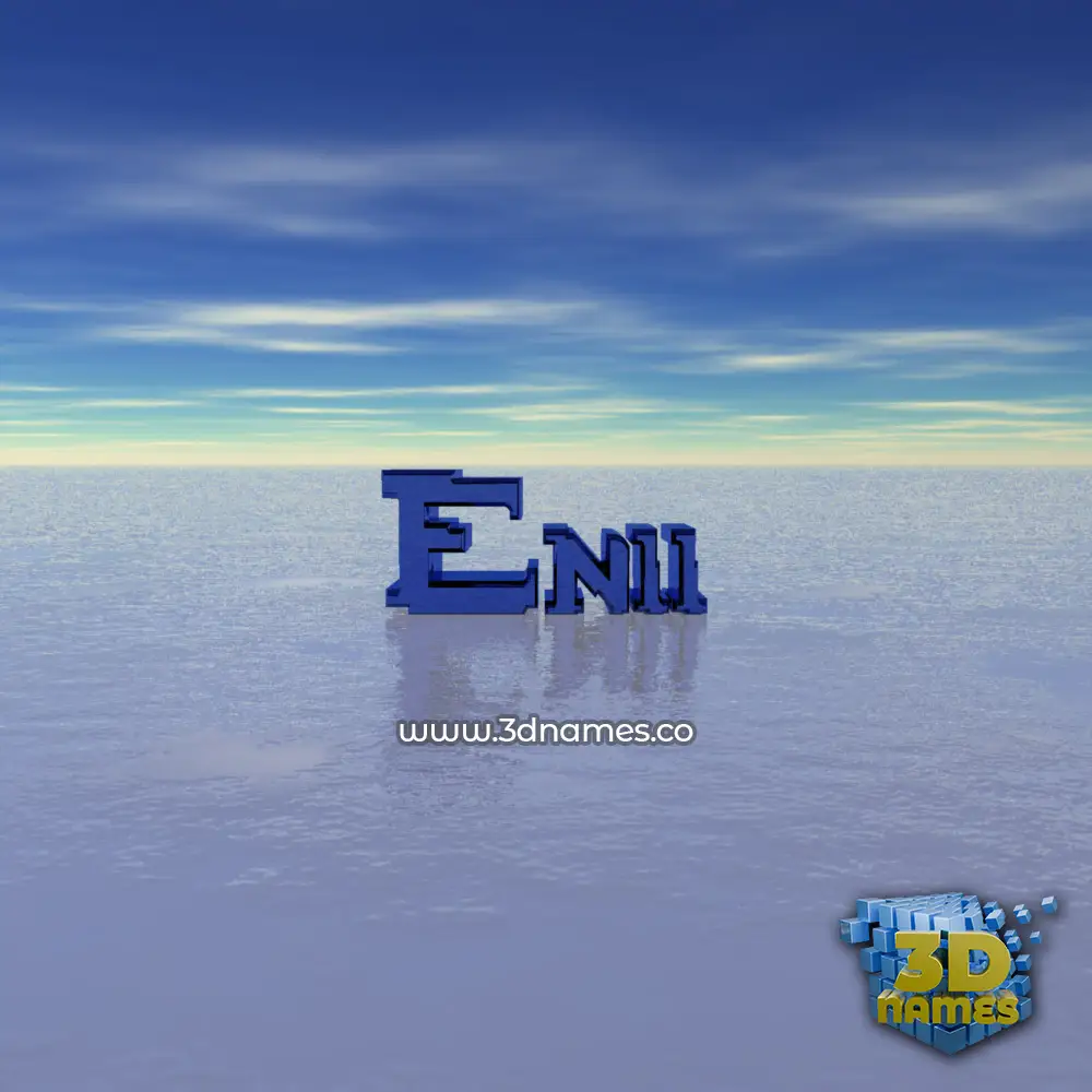 enii in Horizon style - 3D name wallpaper