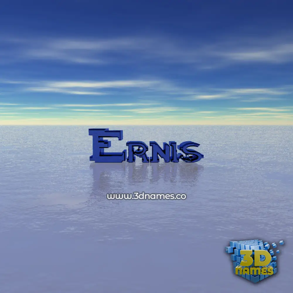 ernis in Horizon style - 3D name wallpaper