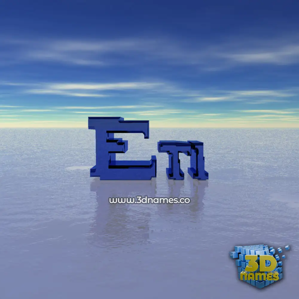 eti in Horizon style - 3D name wallpaper