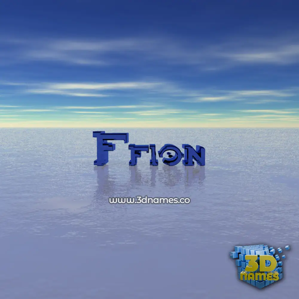 ffion in Horizon style - 3D name wallpaper