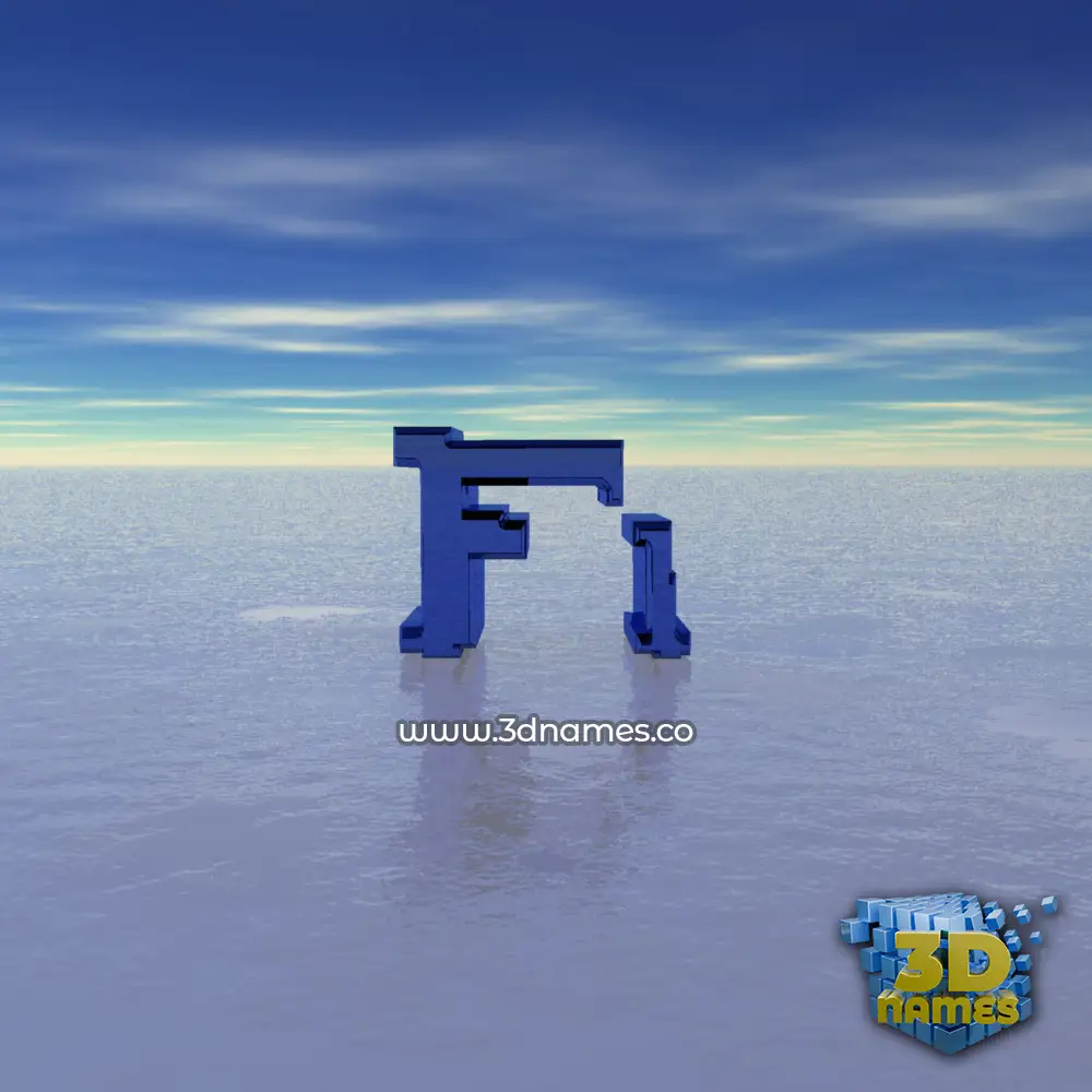 fi in Horizon style - 3D name wallpaper
