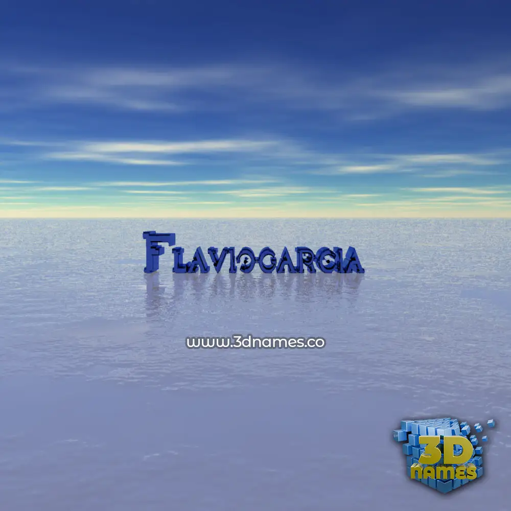 flaviogarcia in Horizon style - 3D name wallpaper