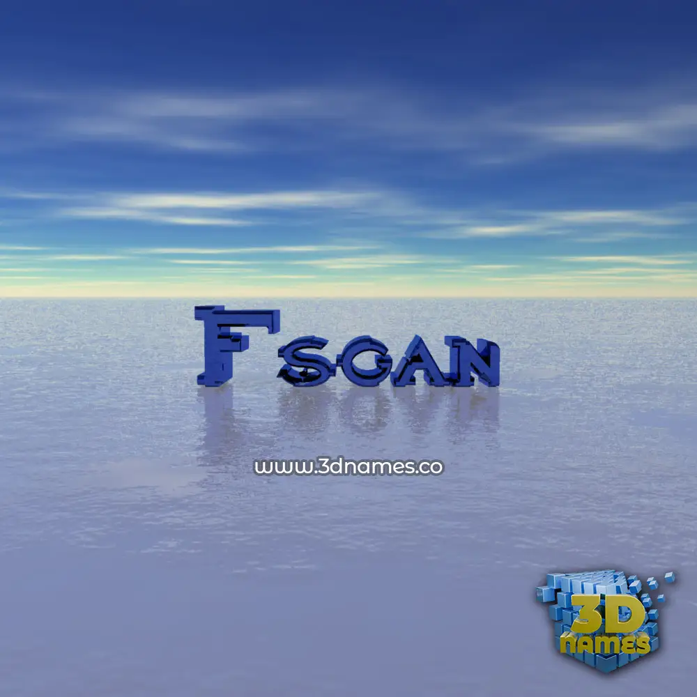 fsgan in Horizon style - 3D name wallpaper