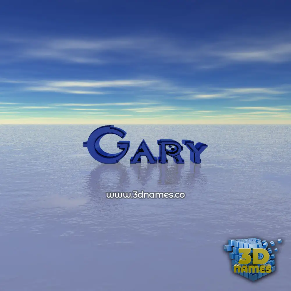 gary in Horizon style - 3D name wallpaper
