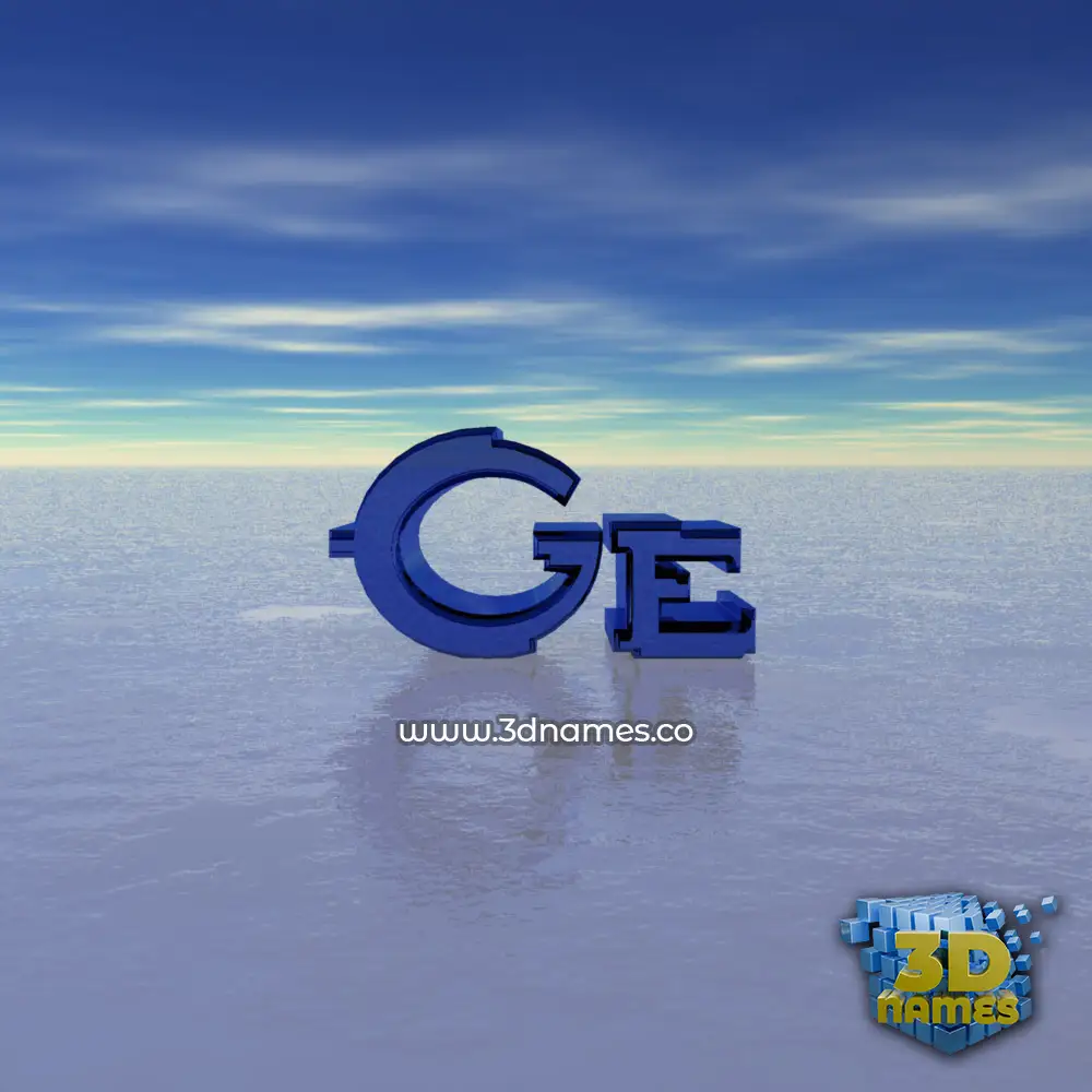 ge in Horizon style - 3D name wallpaper