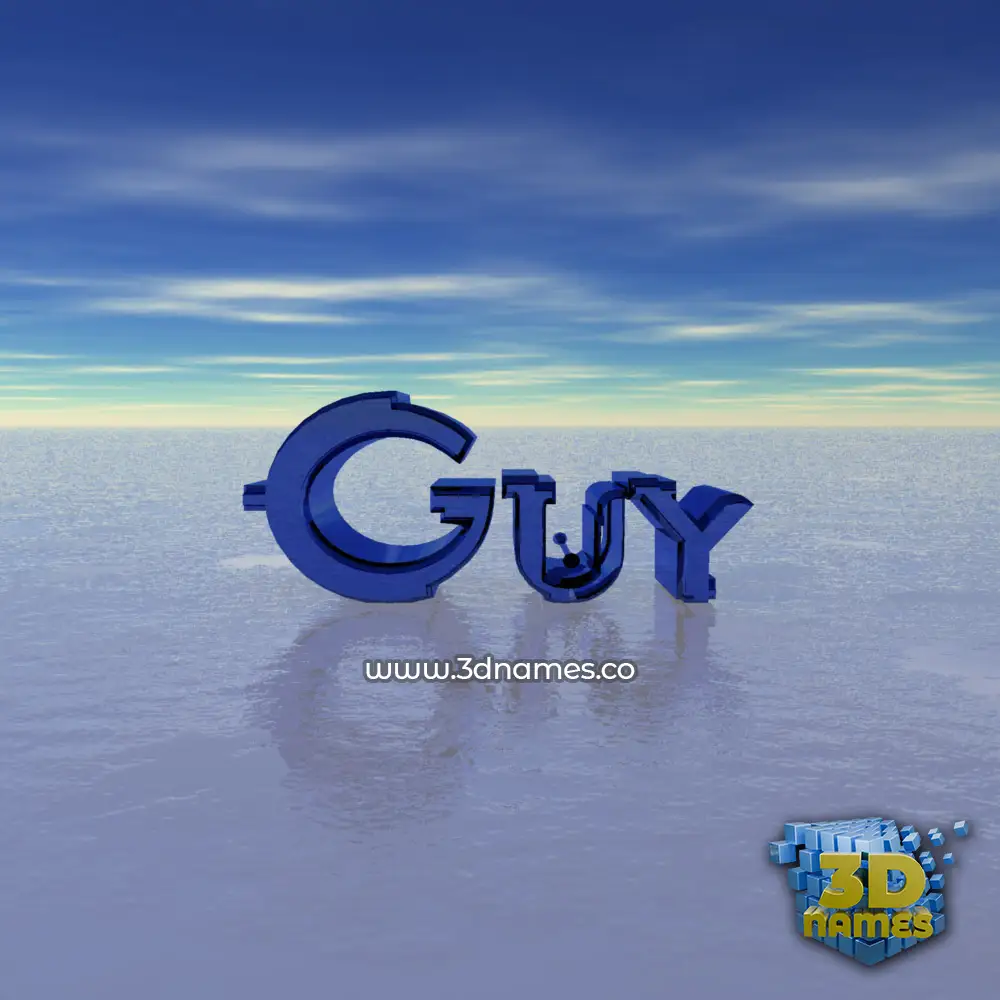 guy in Horizon style - 3D name wallpaper