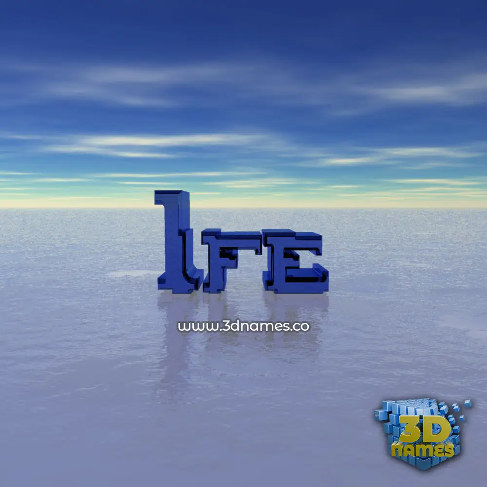 ife in Horizon style - 3D name wallpaper