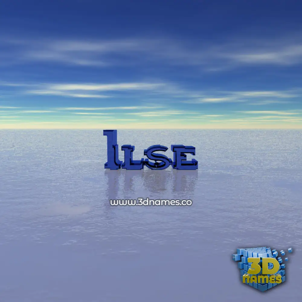 ilse in Horizon style - 3D name wallpaper