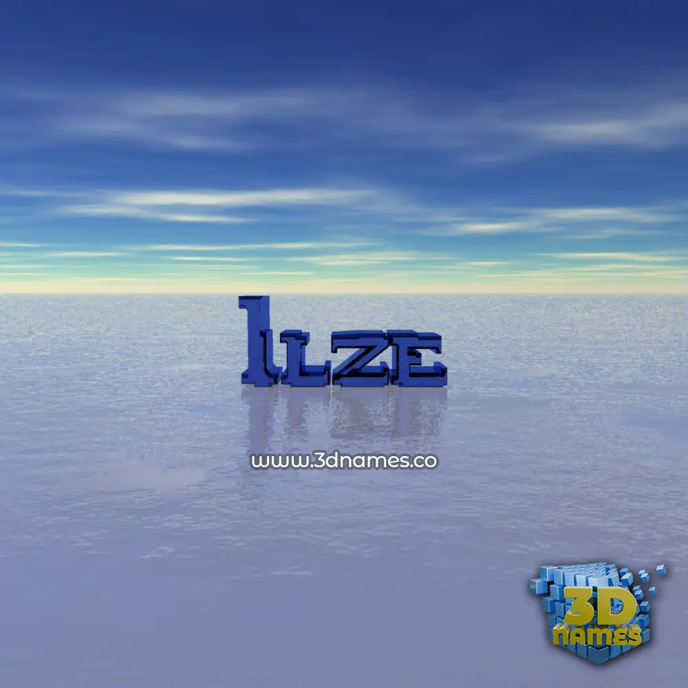 ilze in Horizon style - 3D name wallpaper