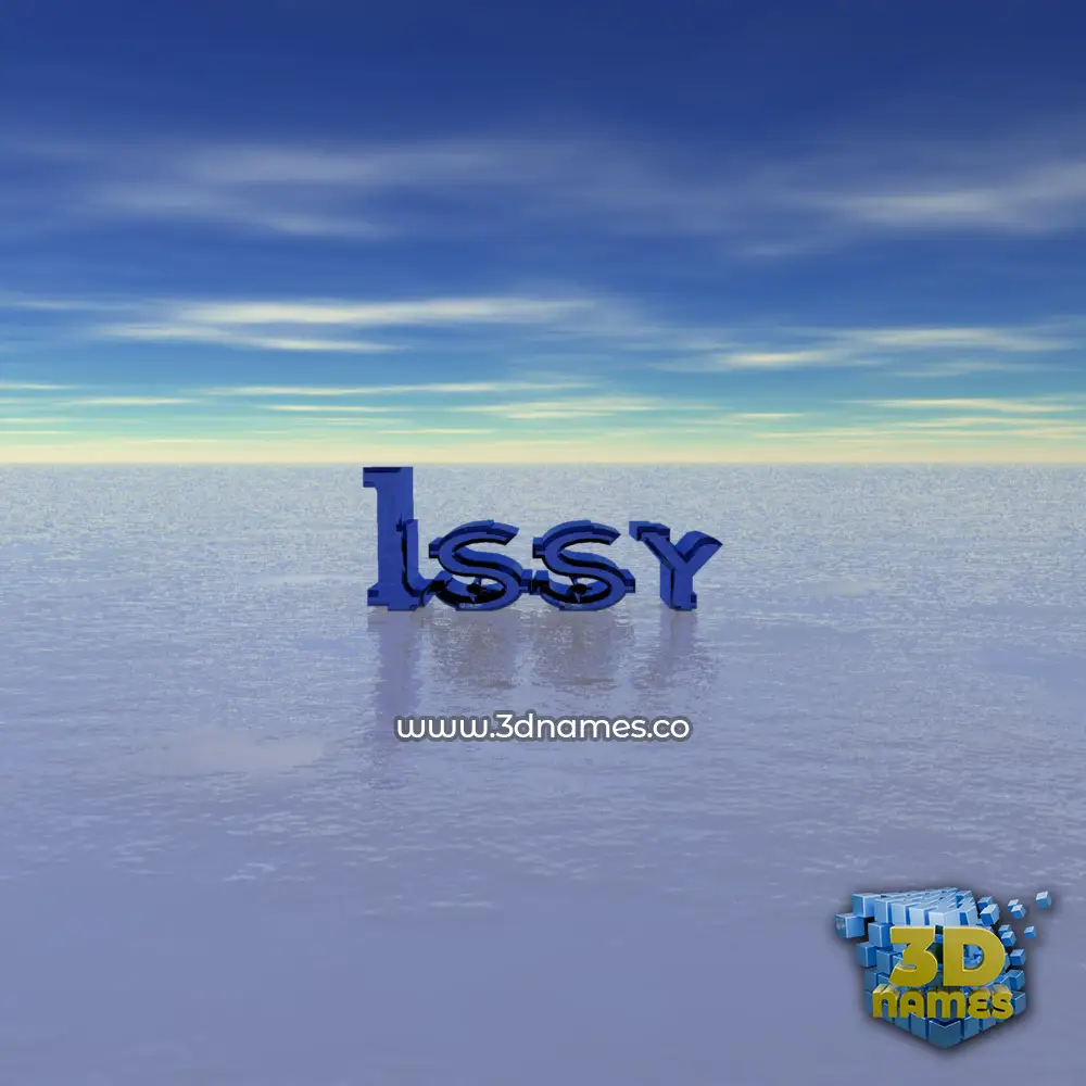 issy in Horizon style - 3D name wallpaper