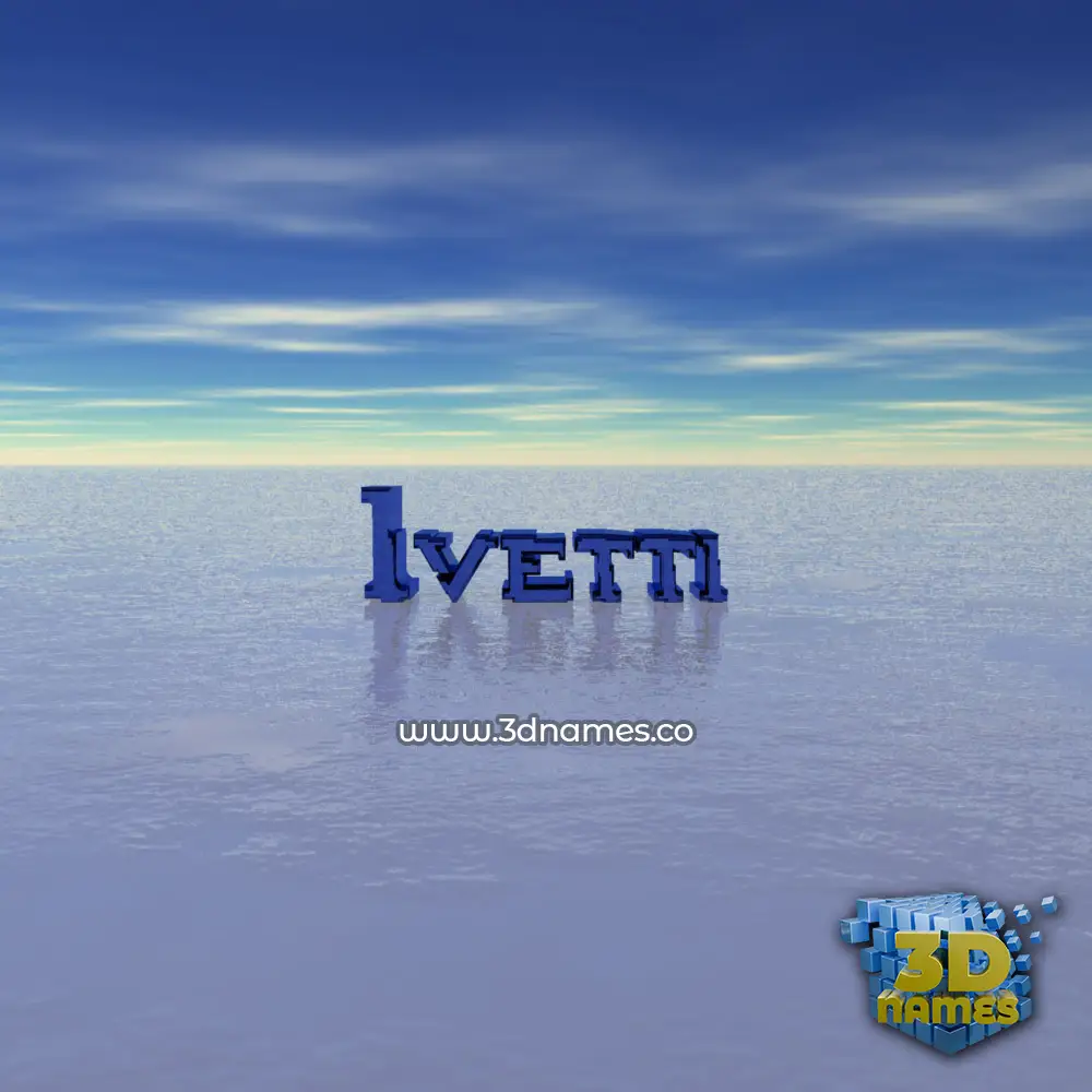 ivetti in Horizon style - 3D name wallpaper