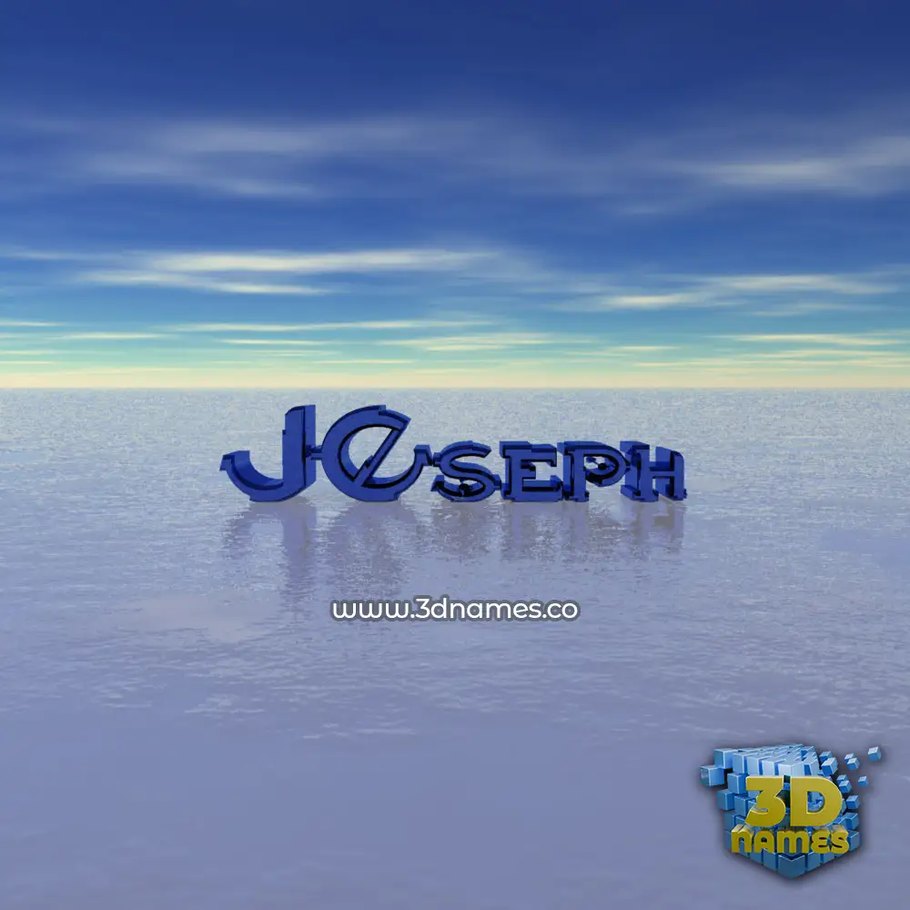 j0seph in Horizon style - 3D name wallpaper