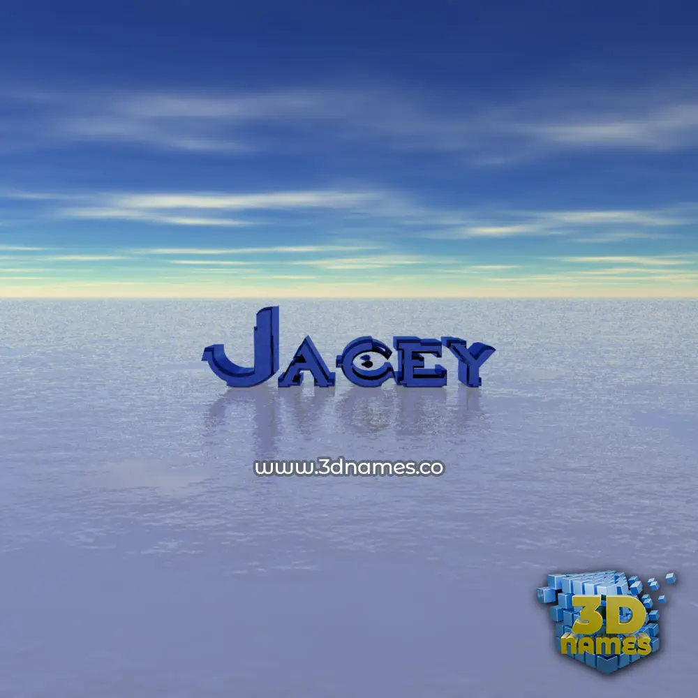 jacey in Horizon style - 3D name wallpaper