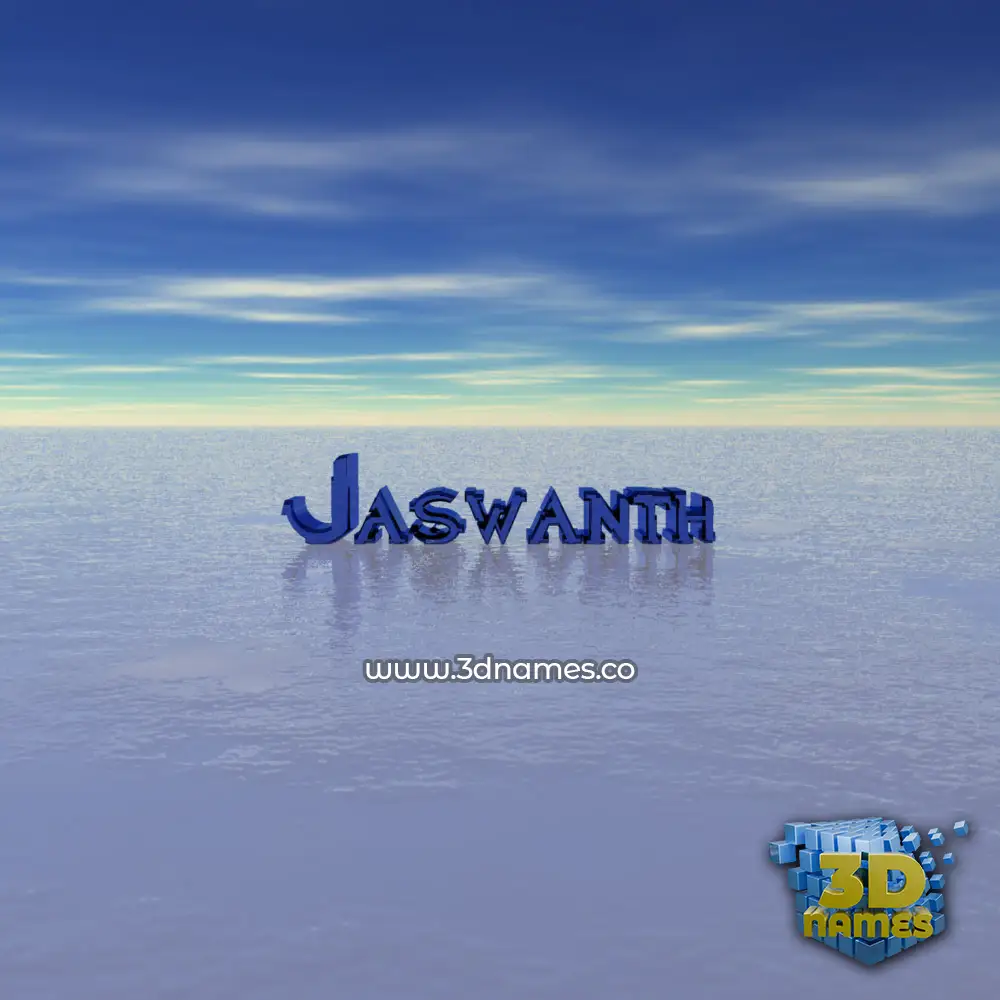 jaswanth in Horizon style - 3D name wallpaper