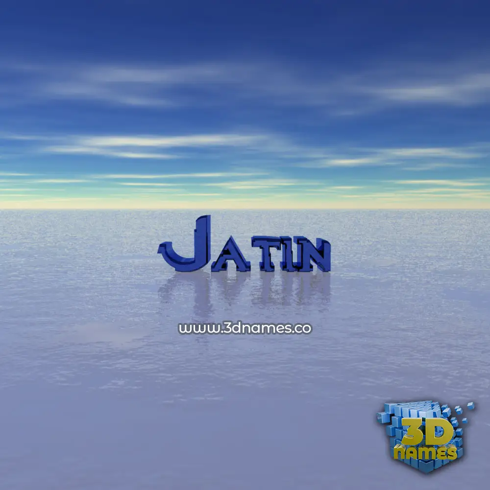 jatin in Horizon style - 3D name wallpaper