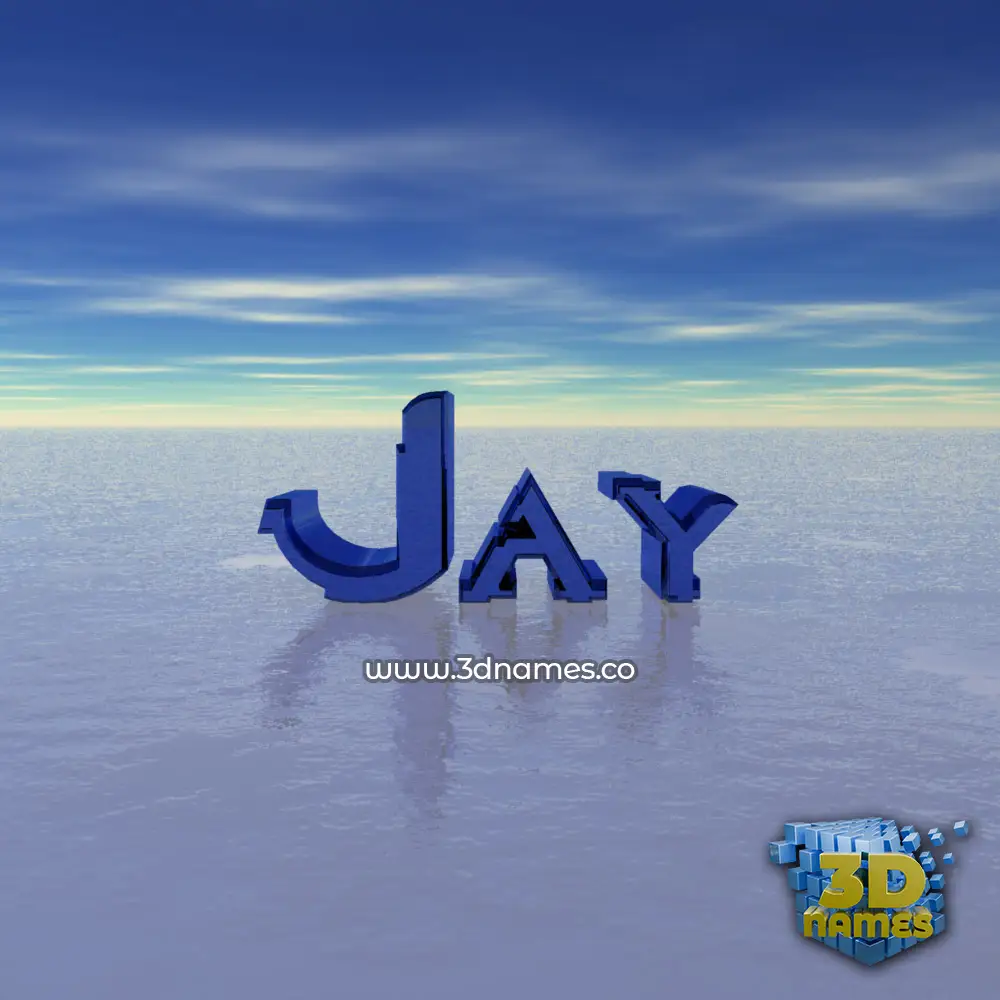 jay in Horizon style - 3D name wallpaper