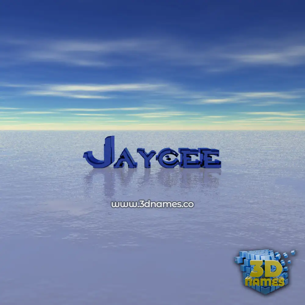 jaycee in Horizon style - 3D name wallpaper