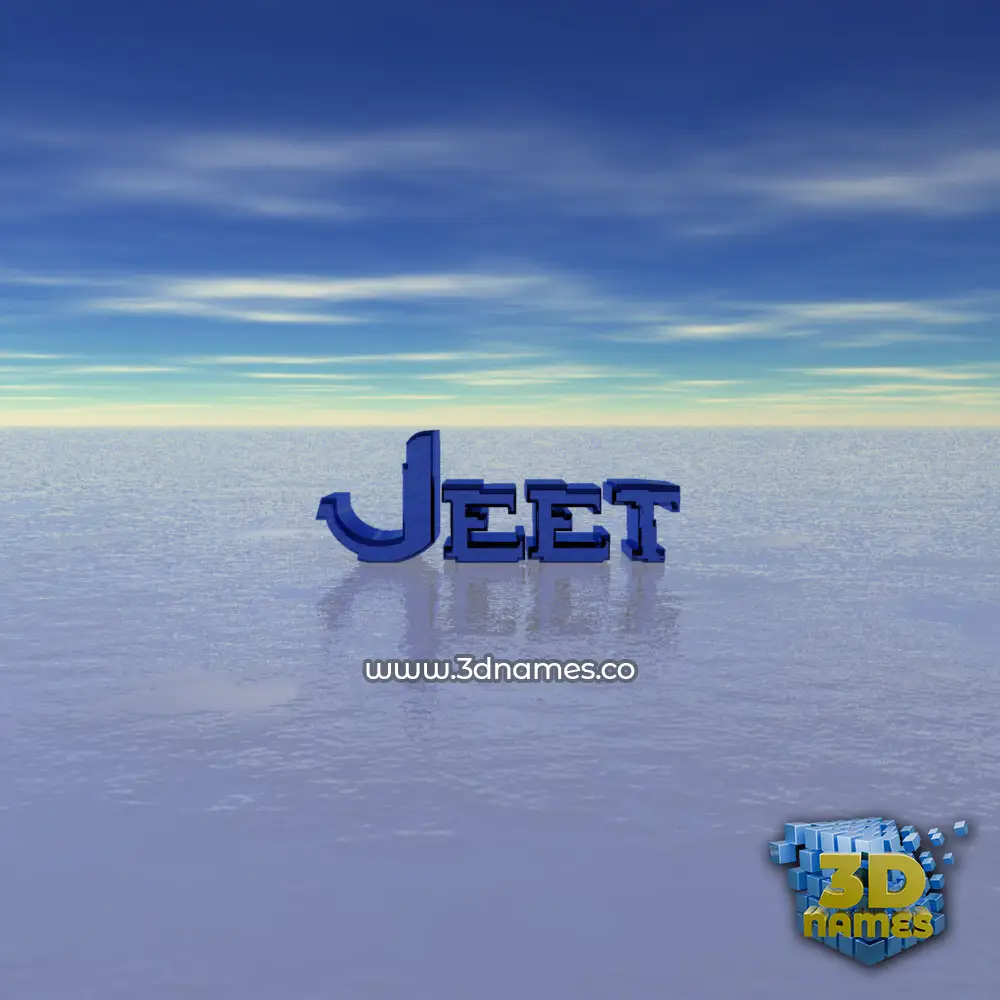 jeet in Horizon style - 3D name wallpaper