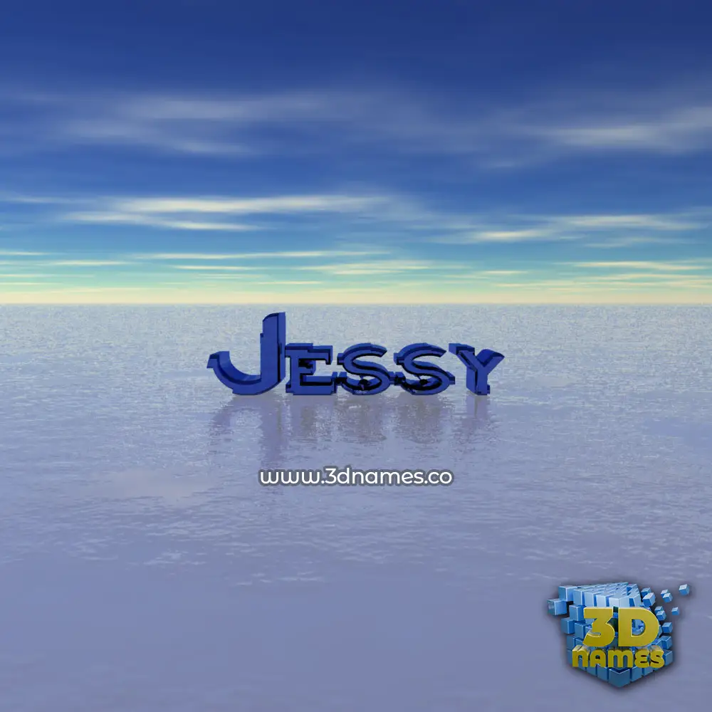 jessy in Horizon style - 3D name wallpaper