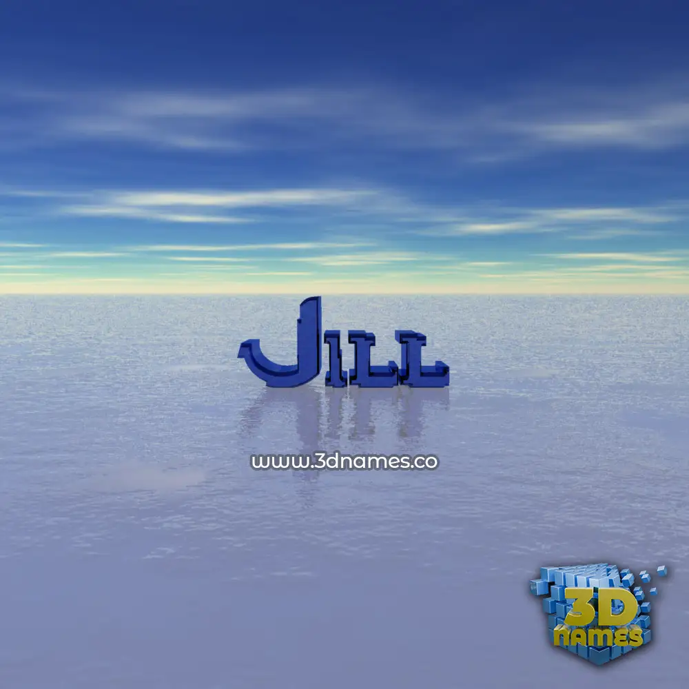jill in Horizon style - 3D name wallpaper