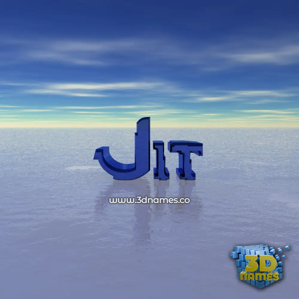 jit in Horizon style - 3D name wallpaper