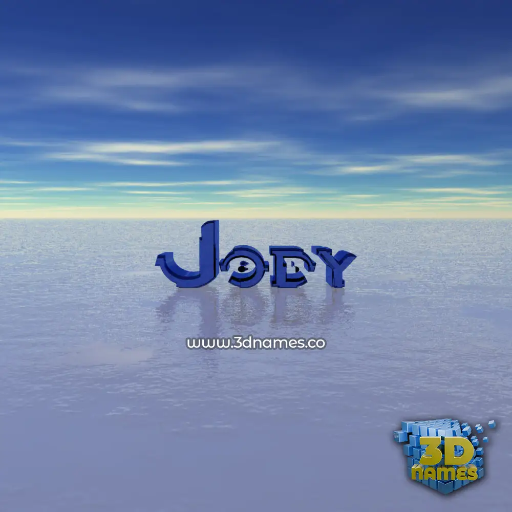 jody in Horizon style - 3D name wallpaper