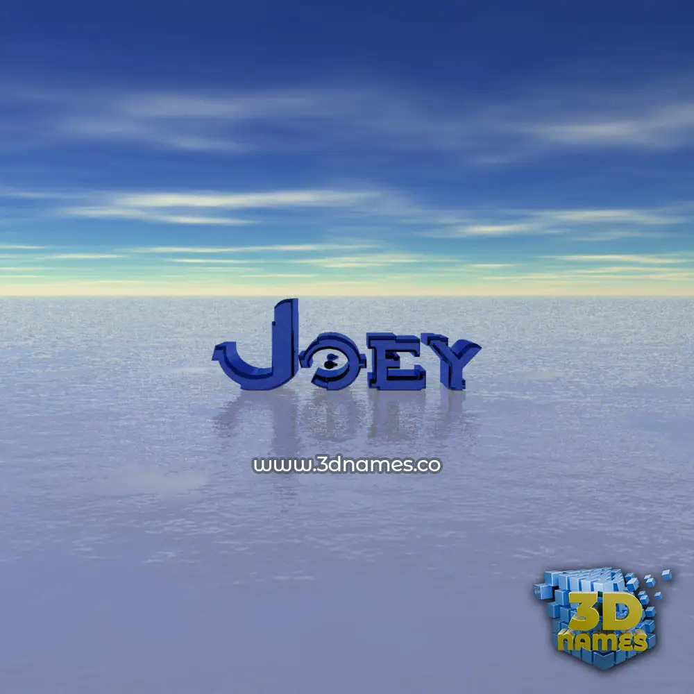 joey in Horizon style - 3D name wallpaper