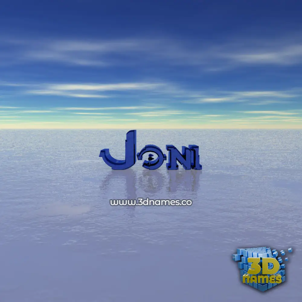 joni in Horizon style - 3D name wallpaper