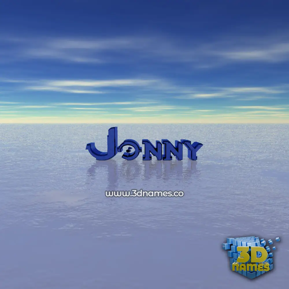 jonny in Horizon style - 3D name wallpaper