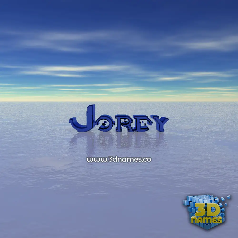 jordy in Horizon style - 3D name wallpaper