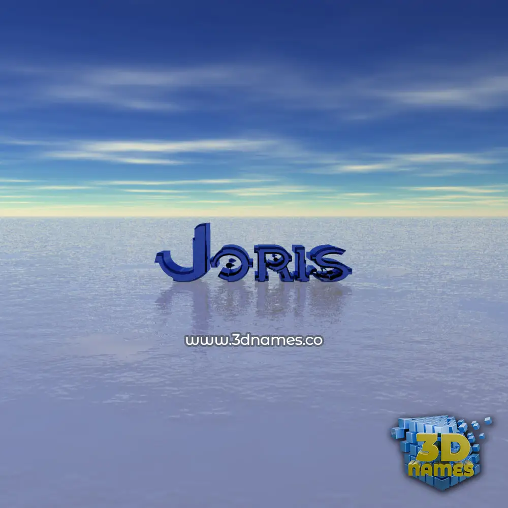 joris in Horizon style - 3D name wallpaper