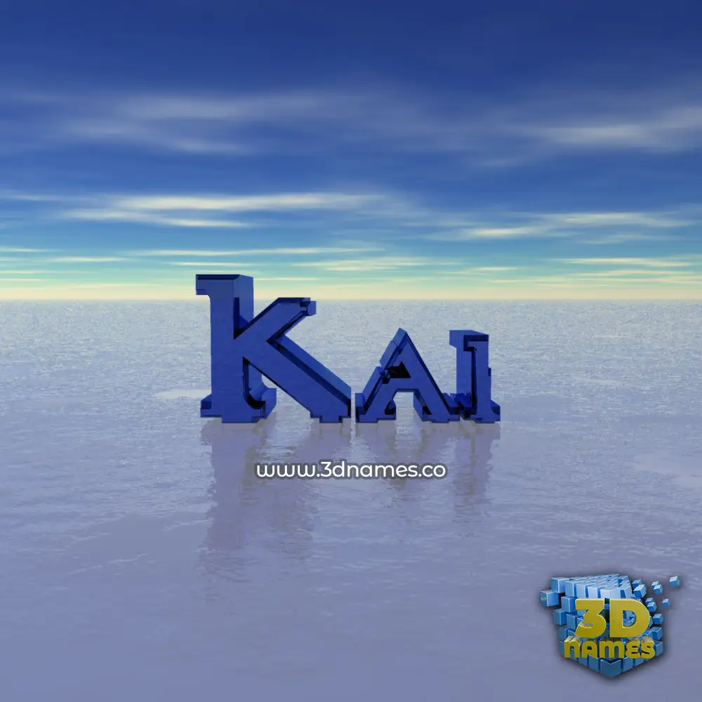 kai in Horizon style - 3D name wallpaper
