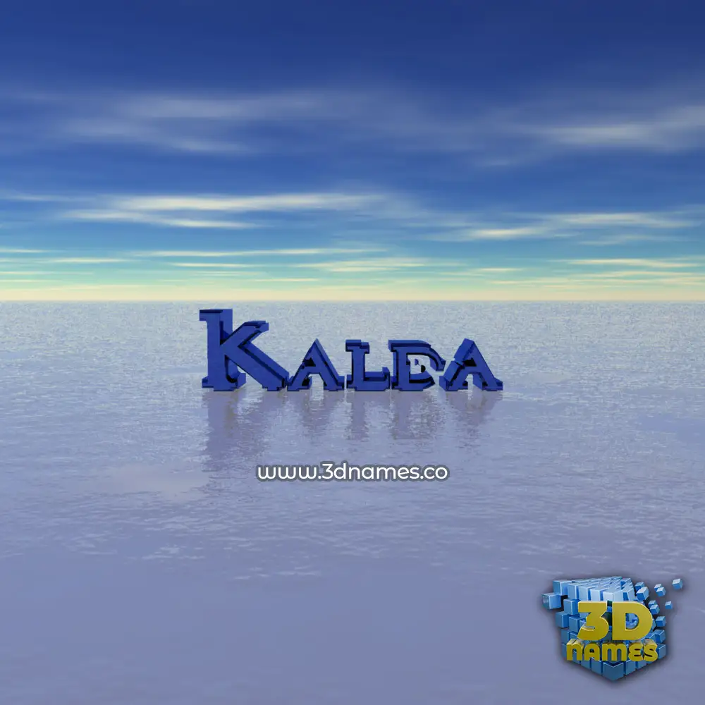 kalda in Horizon style - 3D name wallpaper