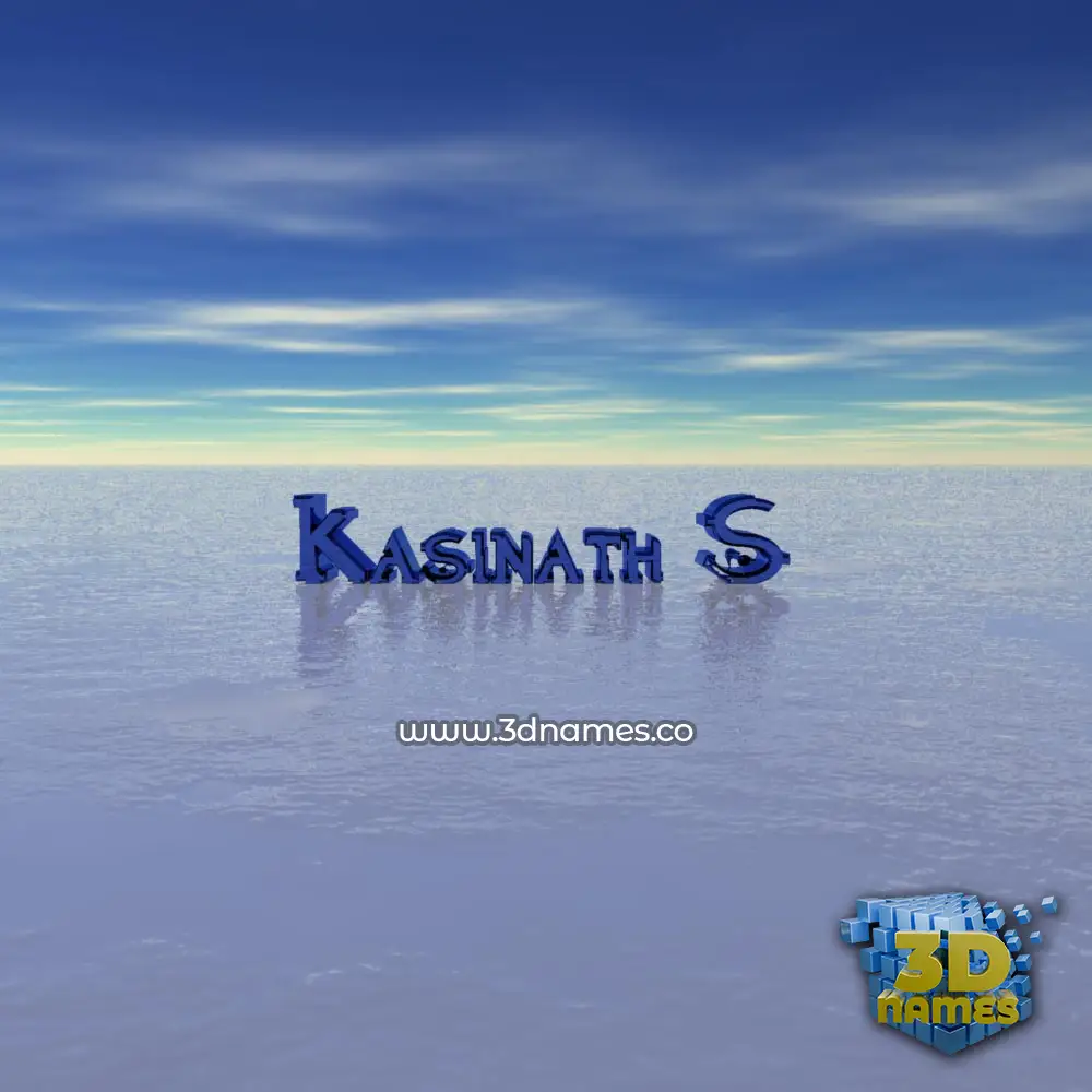 kasinath s in Horizon style - 3D name wallpaper