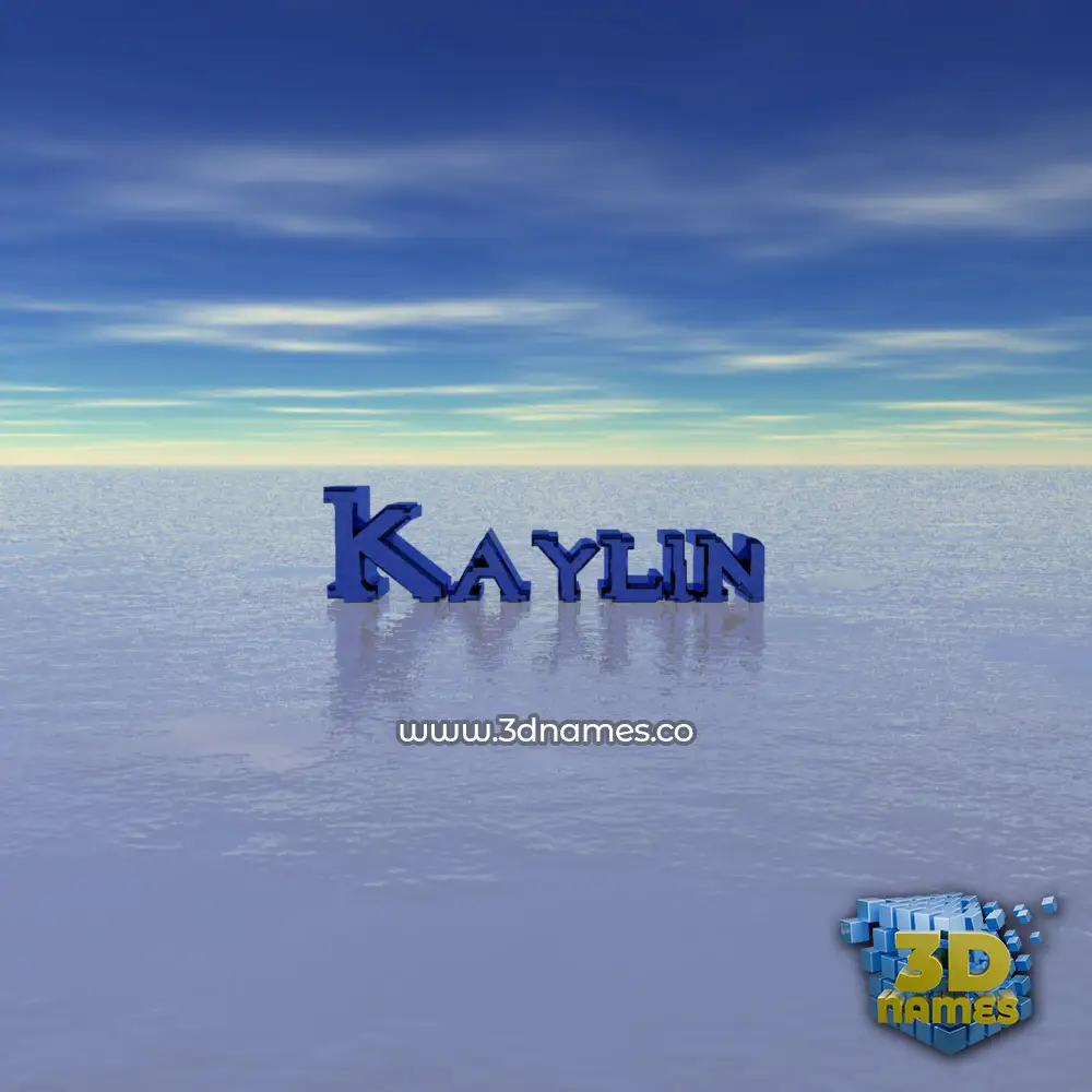 kaylin in Horizon style - 3D name wallpaper