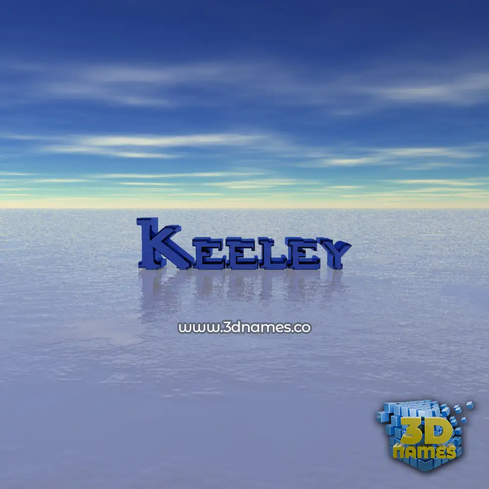 keeley in Horizon style - 3D name wallpaper