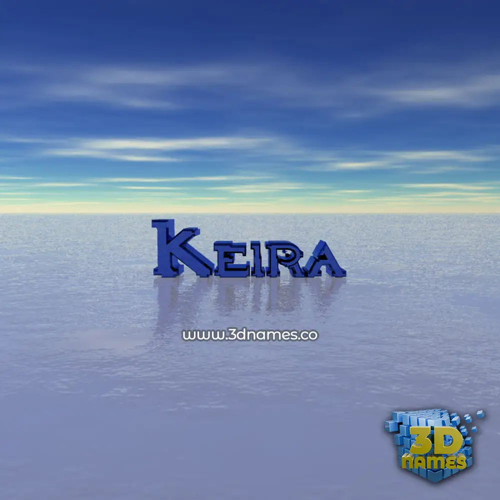 keira in Horizon style - 3D name wallpaper