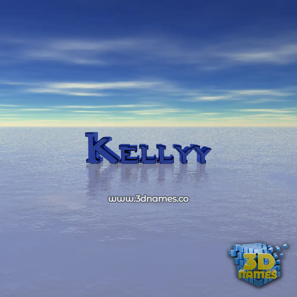 kellyy in Horizon style - 3D name wallpaper
